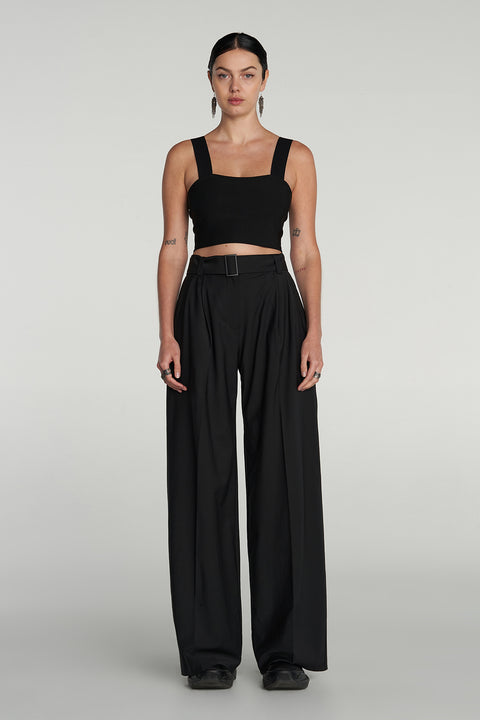 Teem Pant - Black Wool