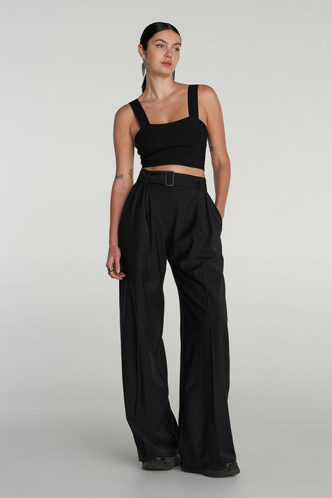 Teem Pant - Black Wool