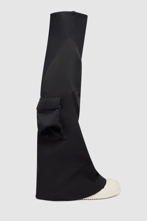 Cargo Fetish Boots - Black / Milk