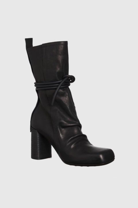 Smooth Operator Heeled Boot - Black/Black