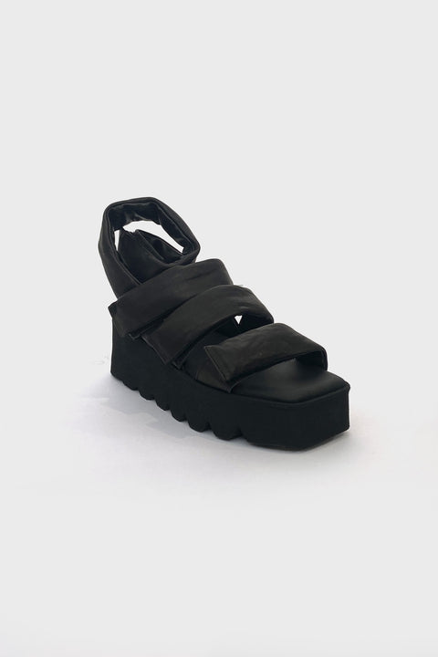 Max Impact Platform Sandal - Black/Black